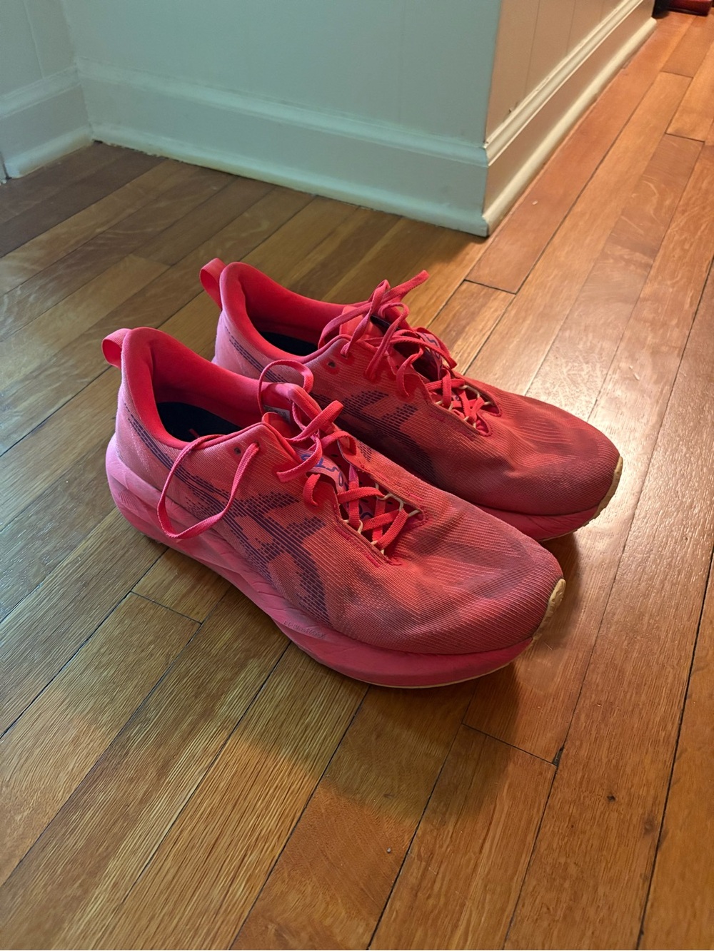 ASICS Novablast 5 Flash Red/Edo Purple (size 13)